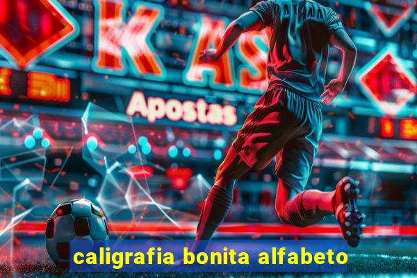 caligrafia bonita alfabeto